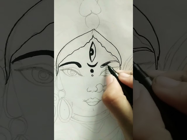 Mandela durga art #artsywish #shorts #youtubeshorts #youtubepartner #durga