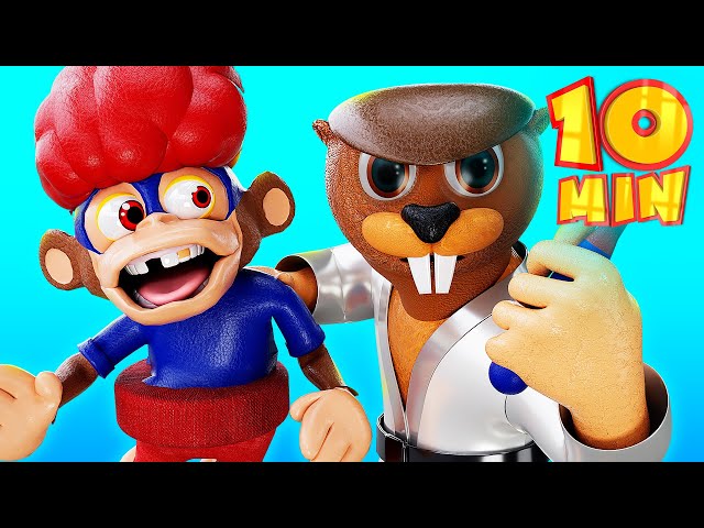 Trrr-Ra-Ta-Ta with Hippo, Loko & Monkey! + MORE D Billions Kids Songs