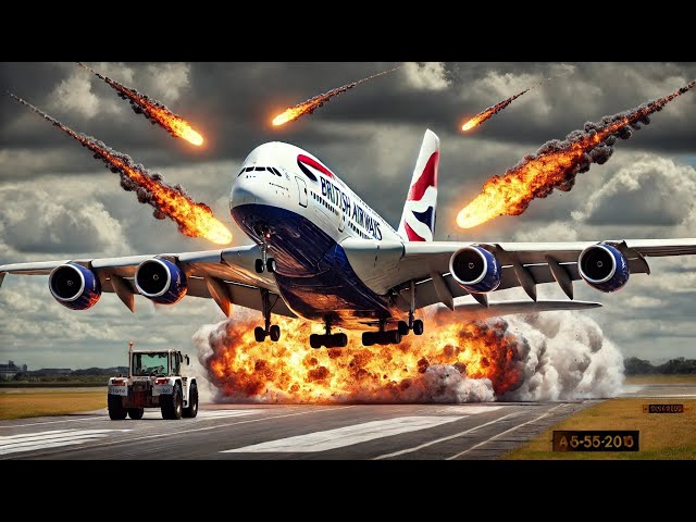 British Airbus a380 Crashed By deadly Meteor showers Today ove U.A.E #shorts #gta5