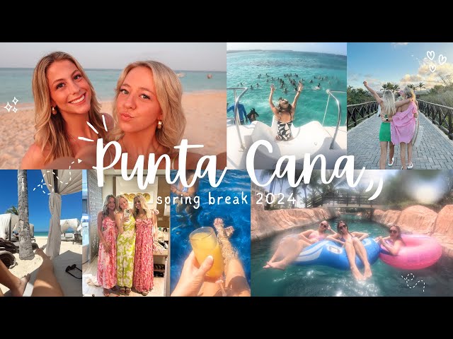 PUNTA CANA TRAVEL VLOG! Senior Spring Break 2024