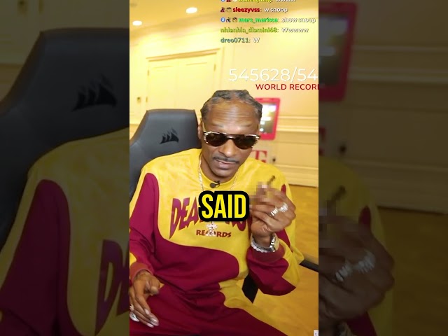 Snoop Dogg Rolls In Under 5 Seconds on Kai Cenat's Stream