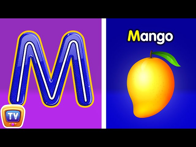 Tracing Uppercase and Lowercase Letters - Letter Mm and Letter Nn - ChuChuTV Toddler Learning Videos