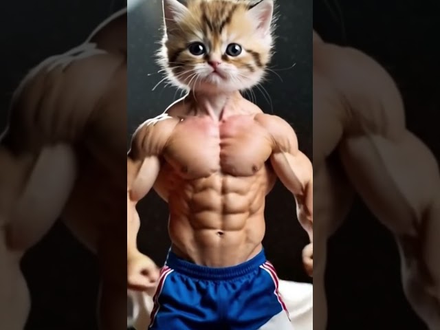 cat body builder 😀