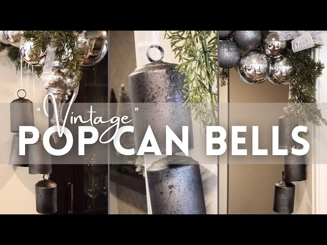 Vintage DIY Bells and Garland from Pop Cans: High-End Holiday Decor on a Budget