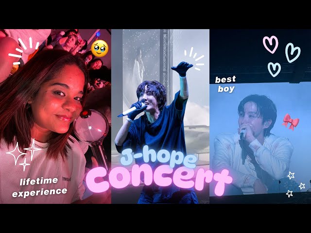 MY FIRST BTS ‘JHOPE CONCERT’🥺💜🌼BEST EXPERIENCE EVER😩✨