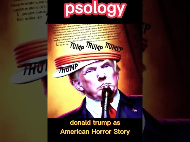 donald trump as American Horror Story tv series #ai #animation #donaldtrump