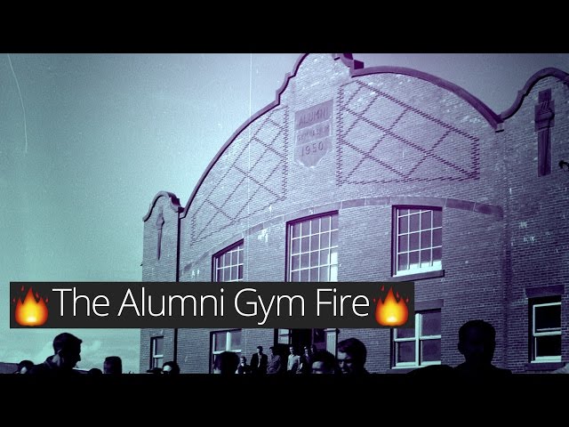 #tbt The Alumni Gym Fire