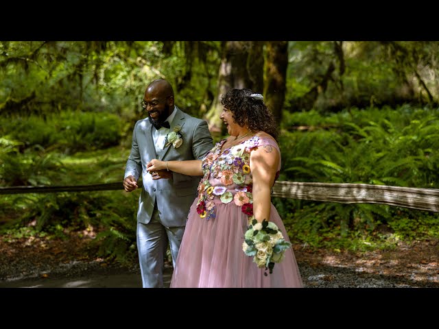 Dreamy Hoh Rainforest Elopement | Washington Adventure Wedding | Teaser Trailer