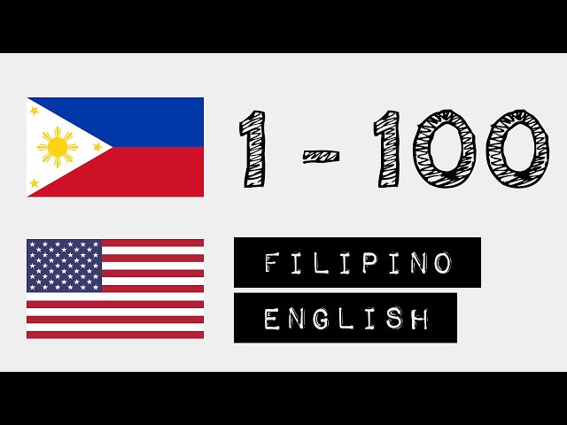 Numbers 1-100 - Filipino - English