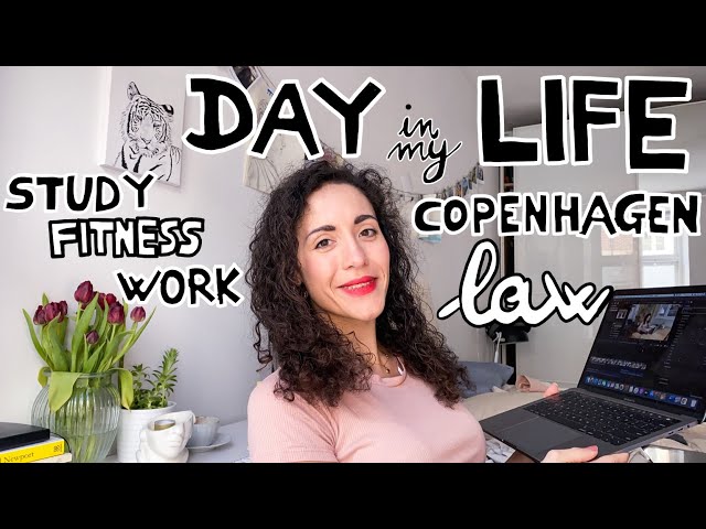 5am day in my life working and studying in Copenhagen (English vlog) | law and fitness