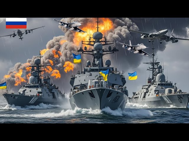 Today's News! 10 British and NATO Warships Destroyed by Russian Special Forces in Kursk River