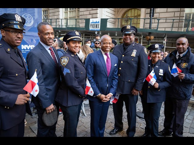 Mayor Eric Adams Delivers Remarks at Flag Raising Ceremony for Panama