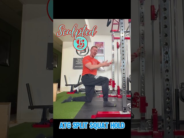 ATG Split Squat Hold #lowbackpain #kneepain