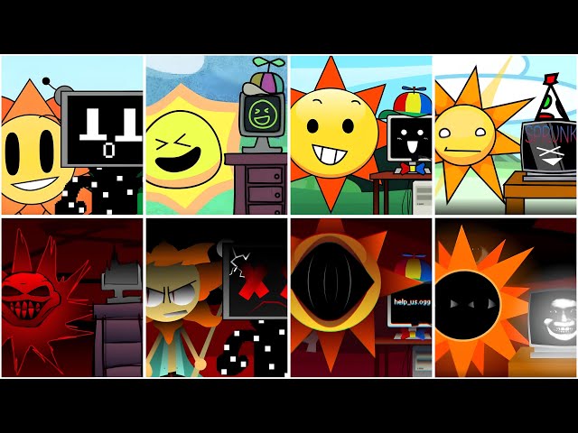 Incredibox - Sprunki but MIX MR SUN 🌞 and MR.FUN COMPUTER 🖥 in ALL Different Mods