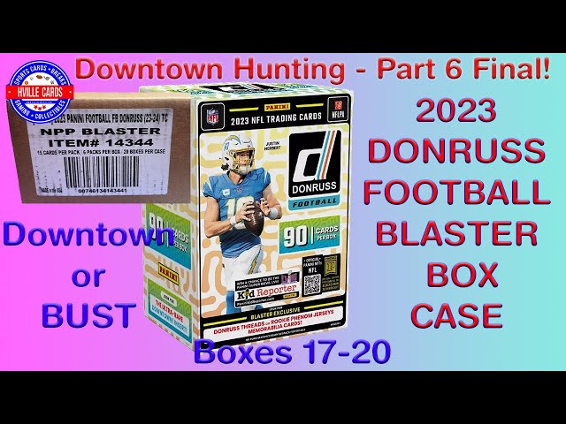 2023 Donruss Football Blaster Case Part 6 Final - We HAVE to Pull a Downtown!