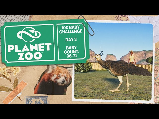 DAY THREE OF THE 100 BABY CHALLENGE IN PLANET ZOO - Will I Complete the Challenge or Rage Quit?