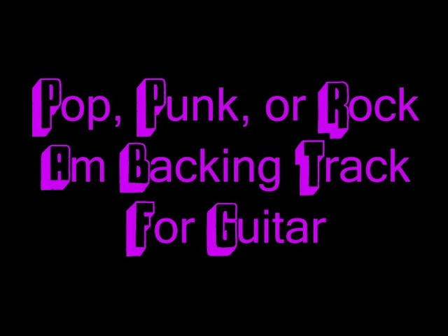 Guitar Backing Track in Am For Lead Guitar Practice