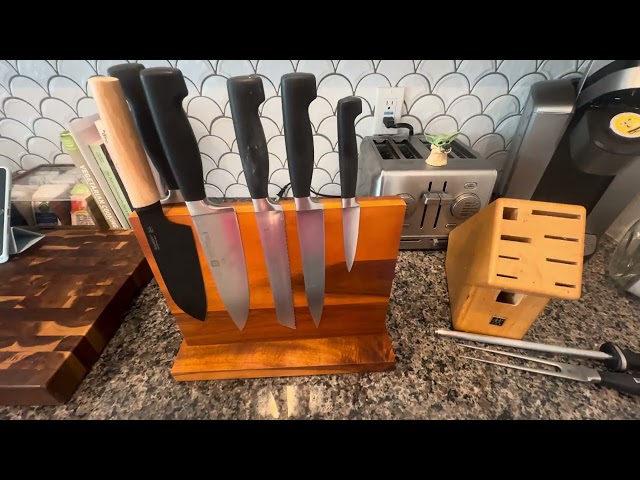 Magnetic Knife Block From Amazon. Nice!!