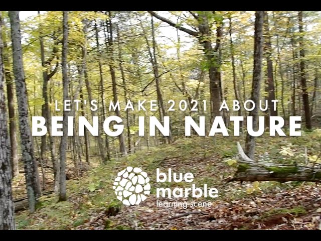 Reconnect with Nature | blue marble learning scene