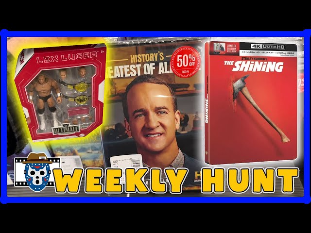 WEEKLY POP CULTURE HUNT | 4K Horror Steelbooks at Walmart | 50% Off Blu Ray & DVD at Barnes & Noble