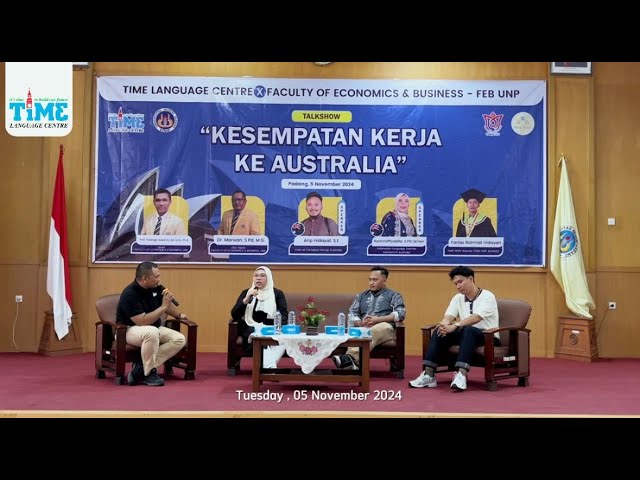 TALKSHOW KESEMPATAN KERJA KE AUSTRALIA