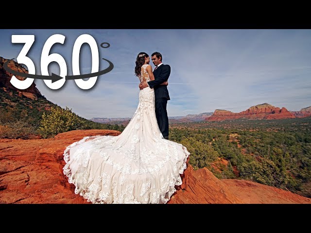 360 Wedding Highlights - GOPRO FUSION! - Sedona Wedding in VR!