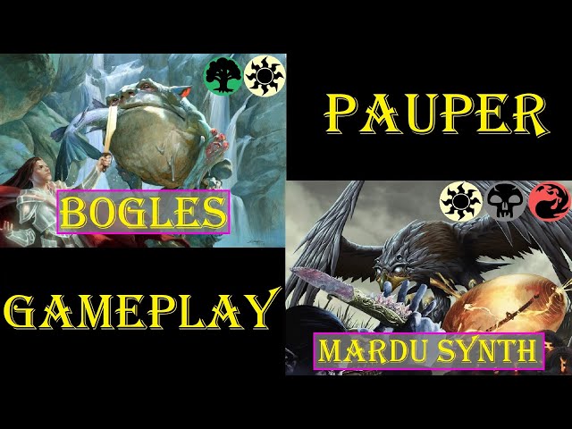 Bogles Vs Mardu Synthesizer [PAUPER] | Live Gameplay #mtgpauper #mtgpaupergameplay