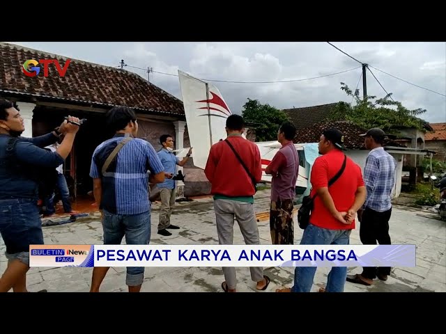 Pesawat Karya Anak Bangsa Asal Lamongan Viral di Media Sosial #BuletiniNewsPagi 17/12