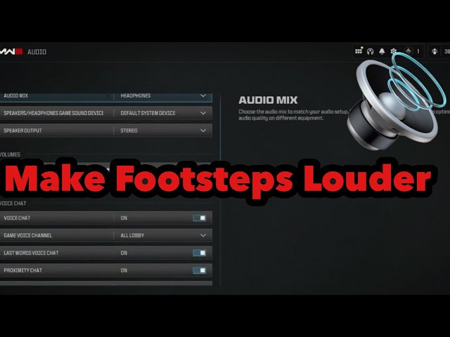 Warzone *BEST* Console Audio Settings - Make Footsteps Way Louder