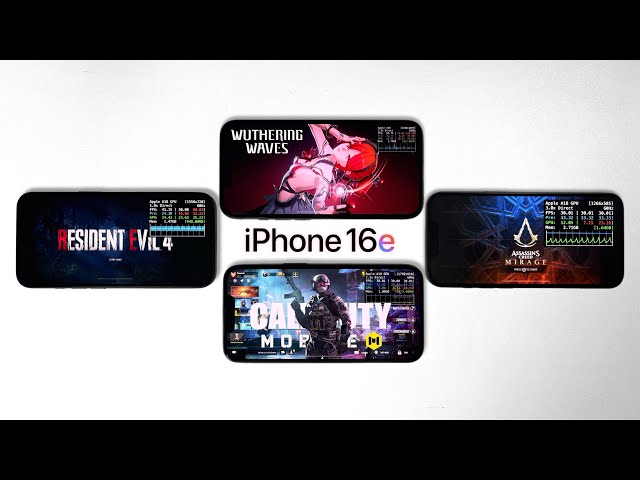 iPhone 16e Gaming | Wuthering Waves, Resident Evil 4 Remake, Assassin’s Creed Mirage, & COD Mobile.