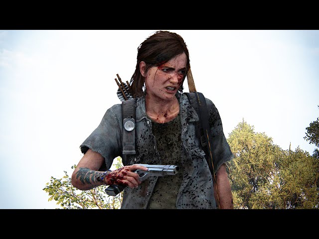 The Last of Us Part 2 - Ellie | Humans - Aggressive Gameplay | Grounded ( Remastered PS5 )