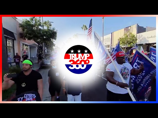 360° Mega MAGA rally went down in Beverly Hills - #TRUMP360