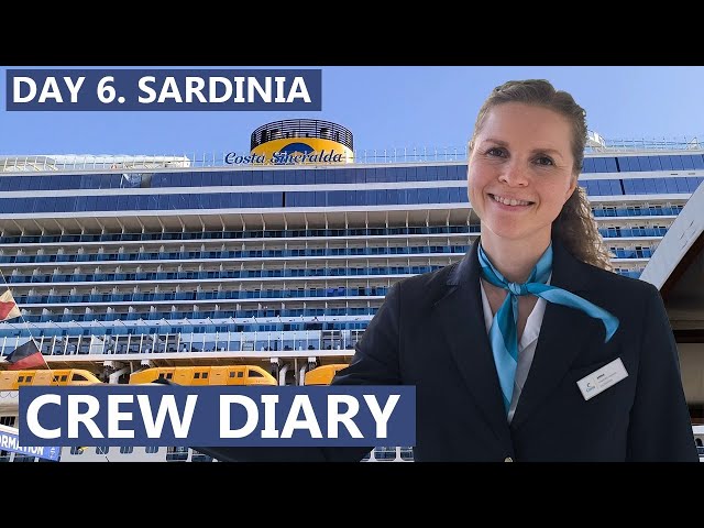 Cruise Ship worker's DIARY | Ep.3 - Port of Cagliari. Opening safes. Crew laundry.