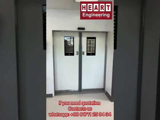 Popular Automatic Hermetic Door Systems in Healthcare || Heart engineering || Bangladesh