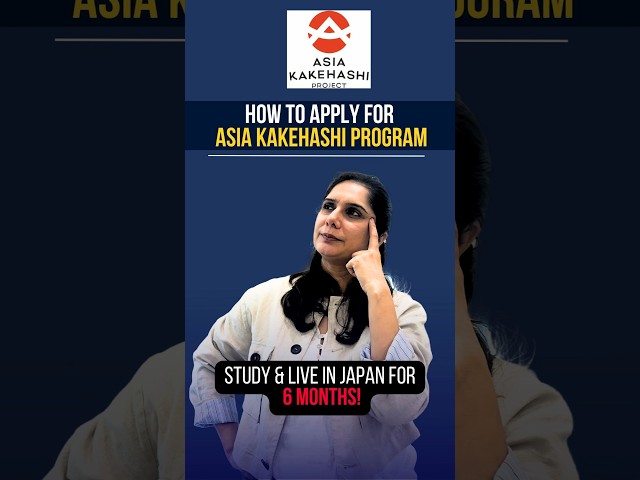 How to Apply for the Asia Kakehashi Project? | Fully Funded & Step-by-Step Guide | #studyabroad