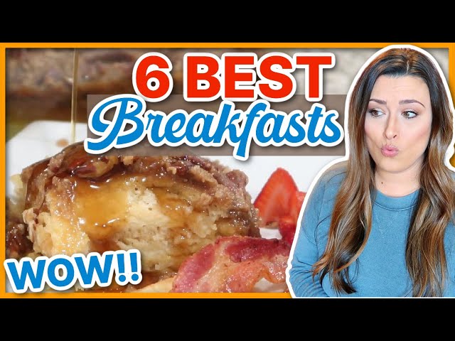 6 GENIUS BREAKFAST RECIPES 🍳🥞🥓 | Easy, Tasty, and Ready in No-Time!!