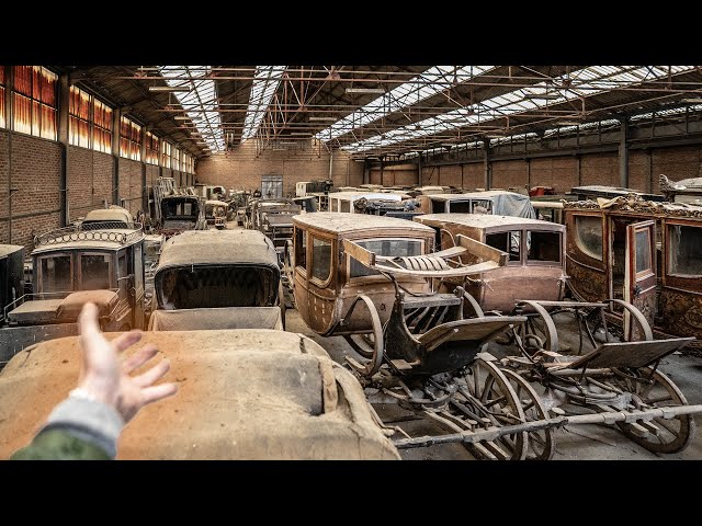 FOUND an Abandoned Warehouse Hangar FULL OF Valuable Antique Carriages!