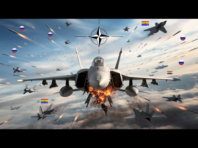 Ukraine is panicking! 5 newly arrived NATO fighter jets were attacked by Russian rockets - ARMA 3