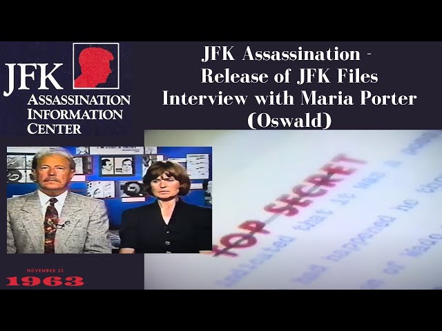 JFK Assassination:  JFK File Release & Marina Oswald on Tom Brokaw