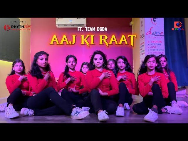 Aaj Ki Raat | Stree 2 | Tamannaah Bhatia | Team DGDA | Dance Cover #aajkiraat #stree2 #tamannaah