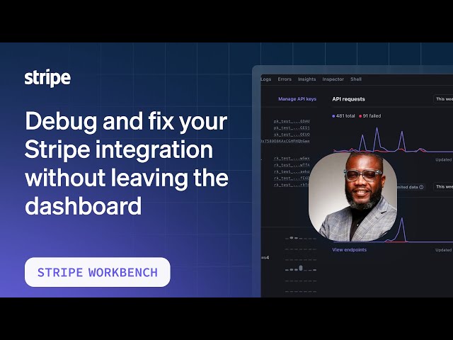 Debug and fix your Stripe integration without leaving the dashboard