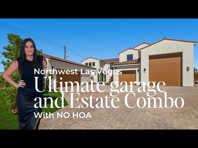 Northwest Las Vegas Ultimate Garage and Estate Combo with NO HOA!