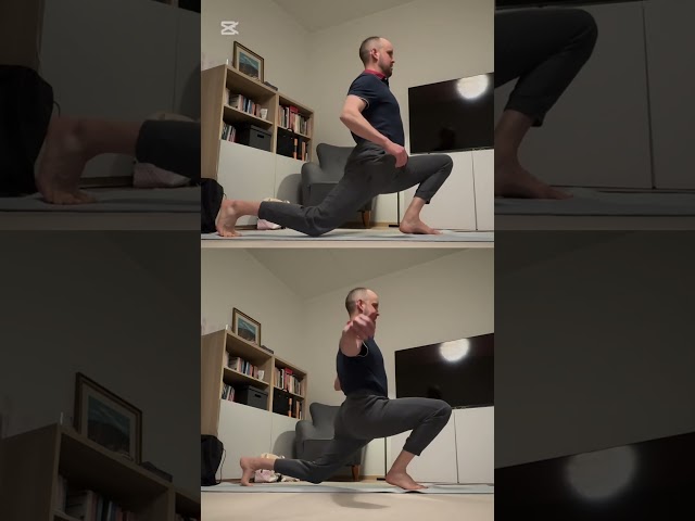 ATG split squat - tried these on flat ground, but I still need to work on straightening the back leg