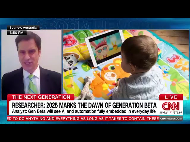 Generation Beta | Mark McCrindle on CNN News