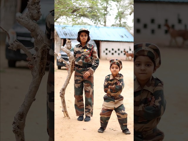 Army ka Darr or power 😂😡 fun with family #shorts #viral #army #funny