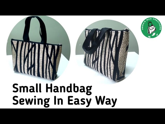 Cute #Handbag Making In Simple Way.  Small Handbag  Sewing Tutorial @HemasBagCreations