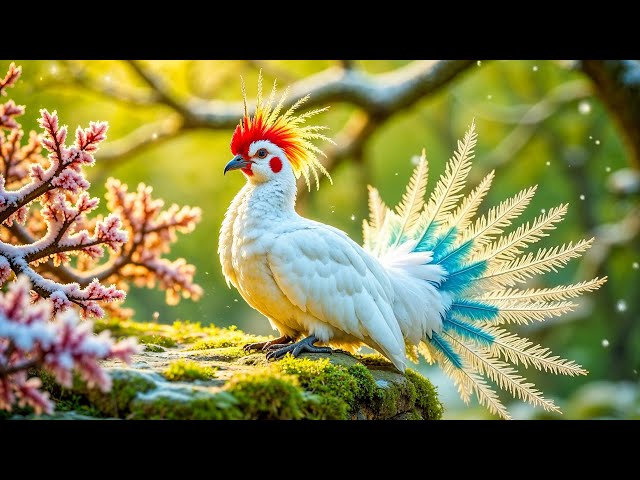 The Beauty of Enchanting Winter Birds: A Journey Through a Snowy Avian Paradise Captured