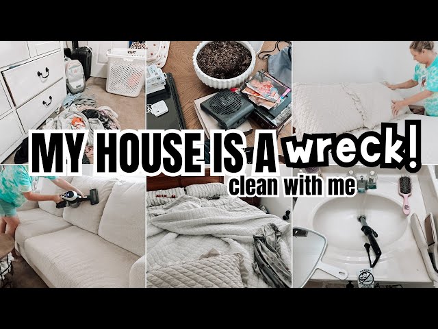 MY HOUSE IS A WRECK! A GOOD OLD FASHIONED HOUSE CLEAN | CLEAN WITH ME