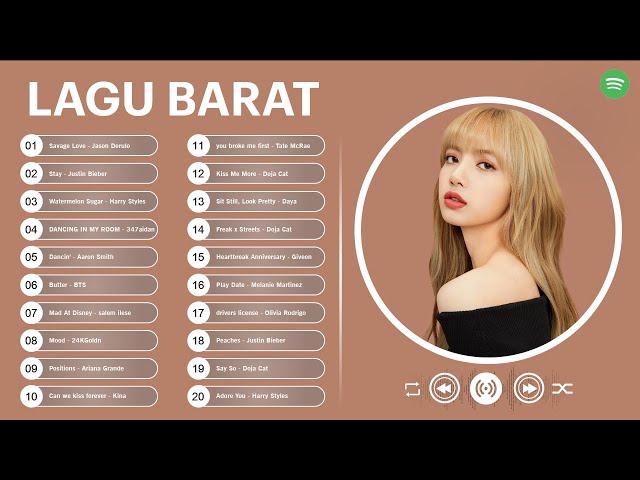 Kumpulan Lagu Barat (Viral TikTok 2021) | Top Terbaru 20 Lagu Barat