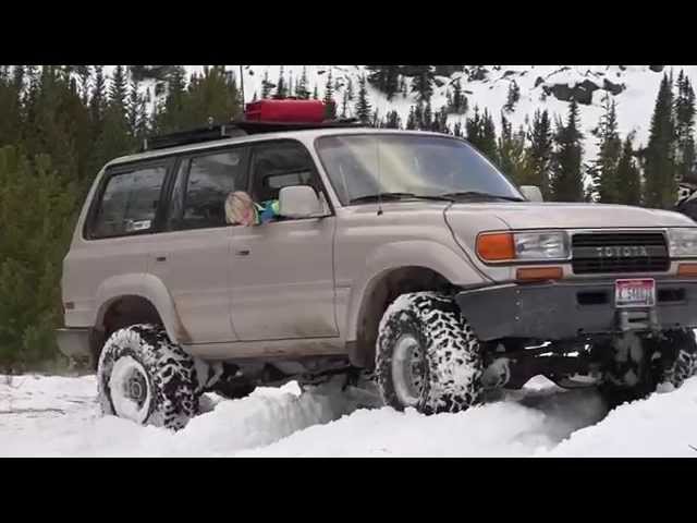 Toyota Land Cruiser OffRoad: Snow Wheeling Red Lodge Montana